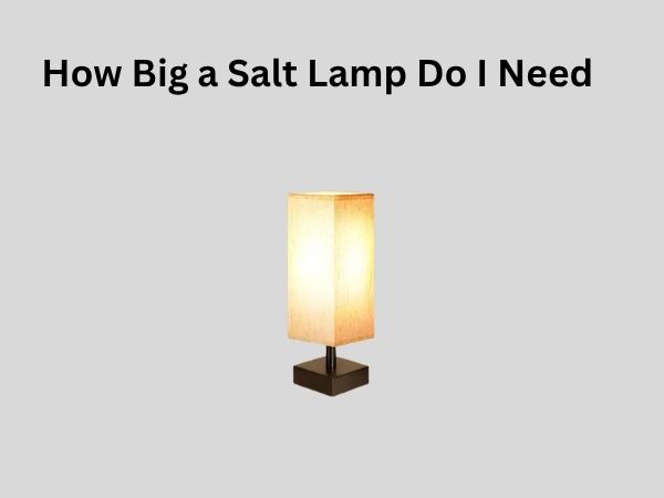How Big a Salt Lamp Do I Need