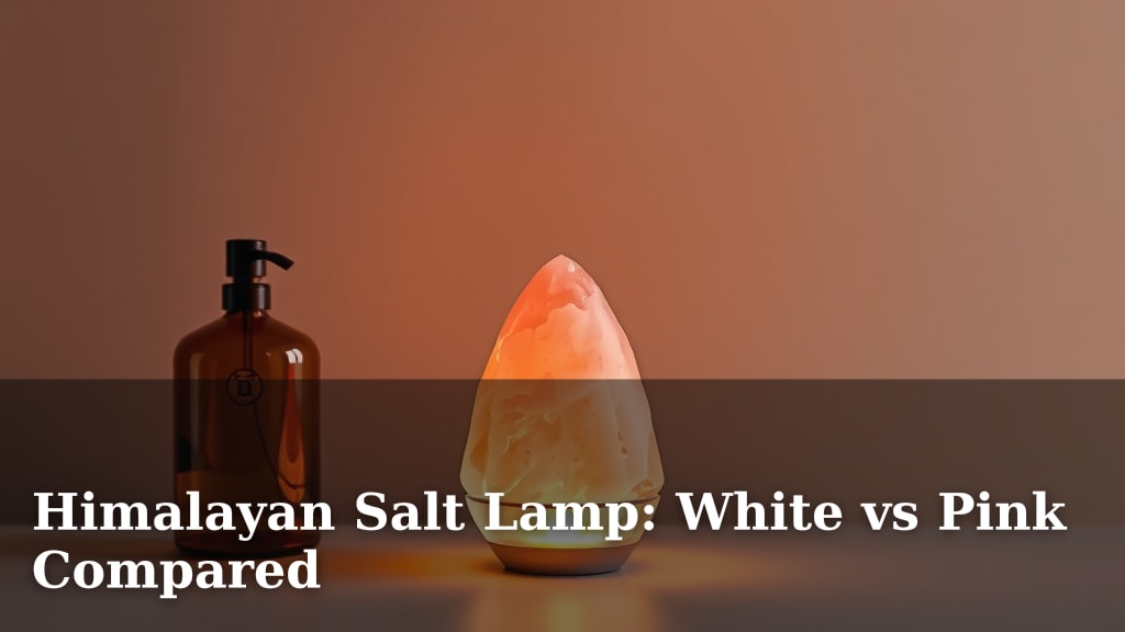 Himalayan Salt Lamp: White vs Pink Compared