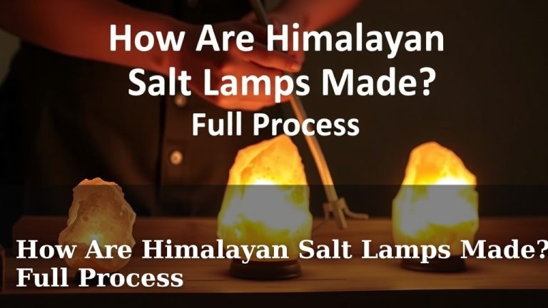 How Are Himalayan Salt Lamps Made? Full Process