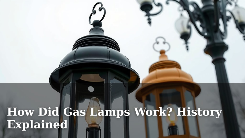 How Did Gas Lamps Work? History Explained