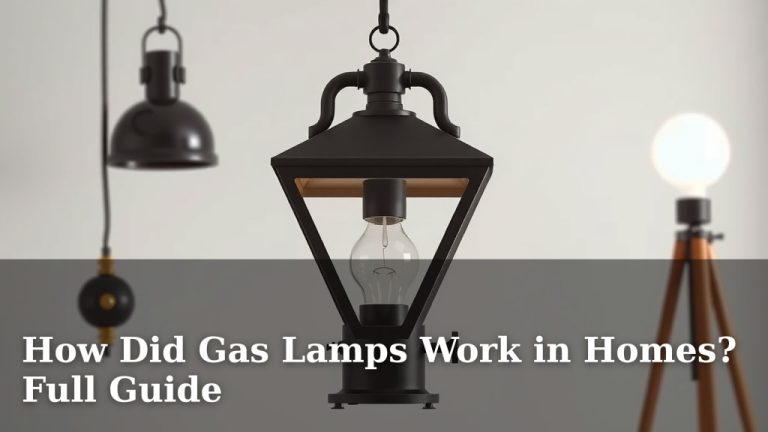 How Did Gas Lamps Work in Homes? Full Guide