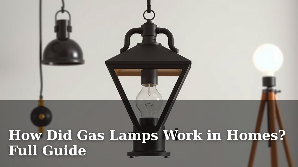 How Did Gas Lamps Work in Homes? Full Guide