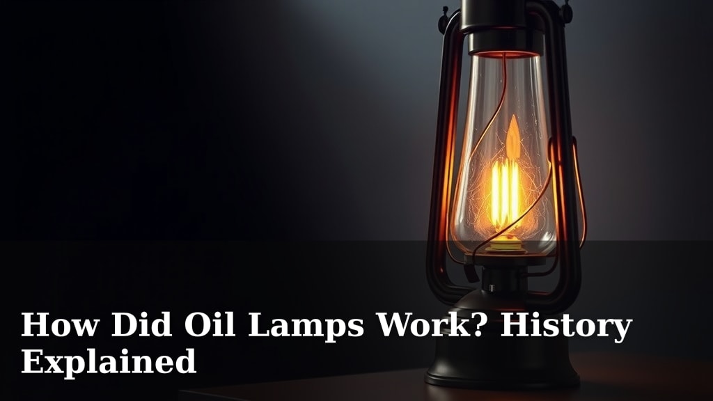 How Did Oil Lamps Work? History Explained