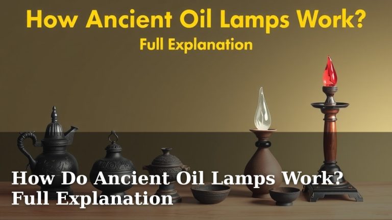 How Do Ancient Oil Lamps Work? Full Explanation