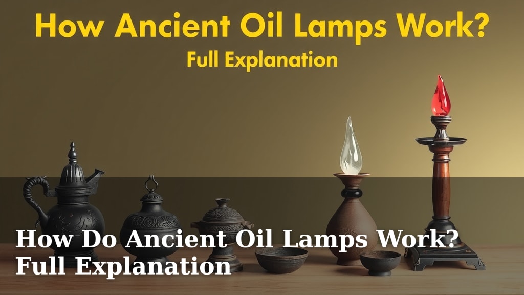 How Do Ancient Oil Lamps Work? Full Explanation