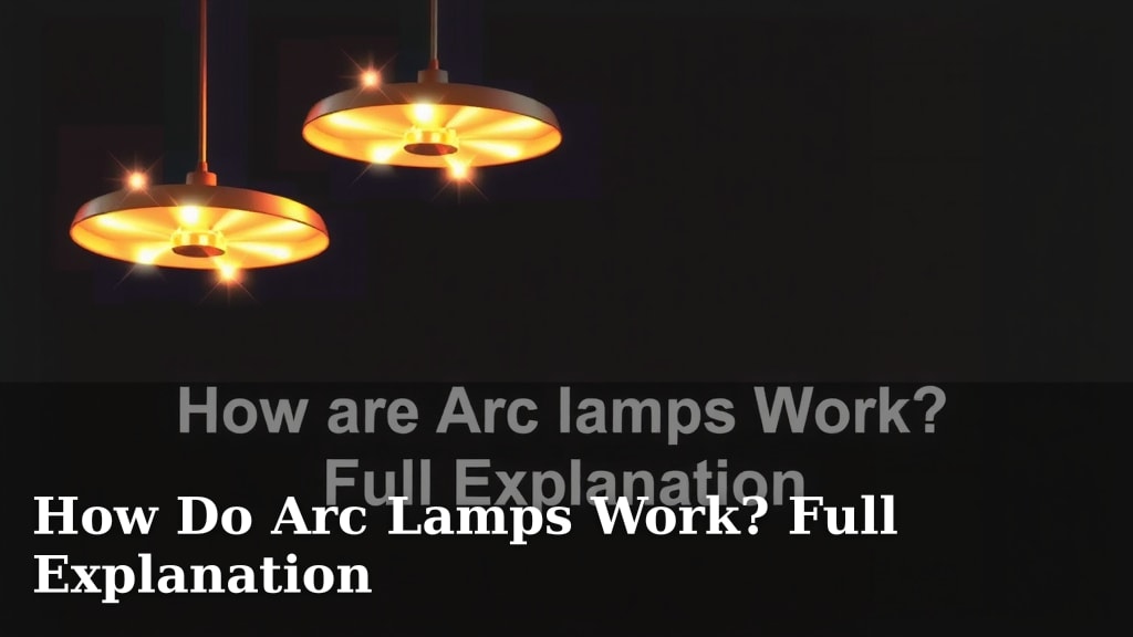 How Do Arc Lamps Work? Full Explanation