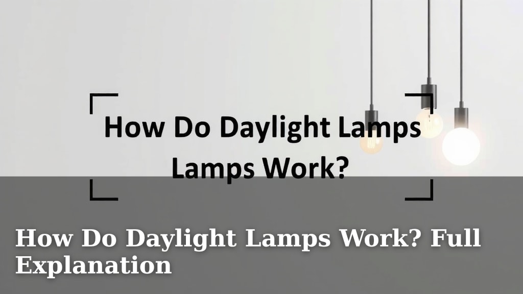 How Do Daylight Lamps Work? Full Explanation
