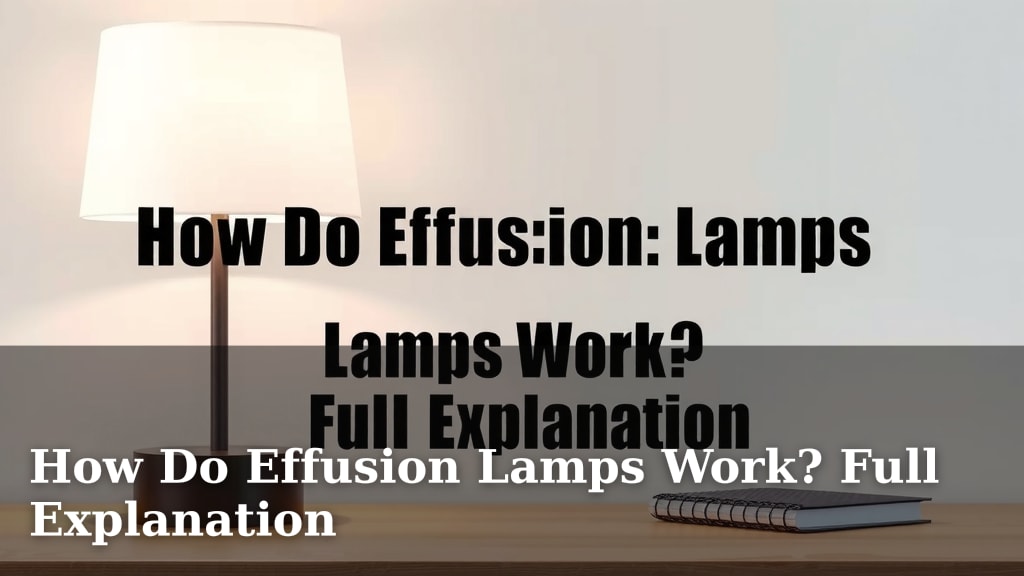 How Do Effusion Lamps Work? Full Explanation