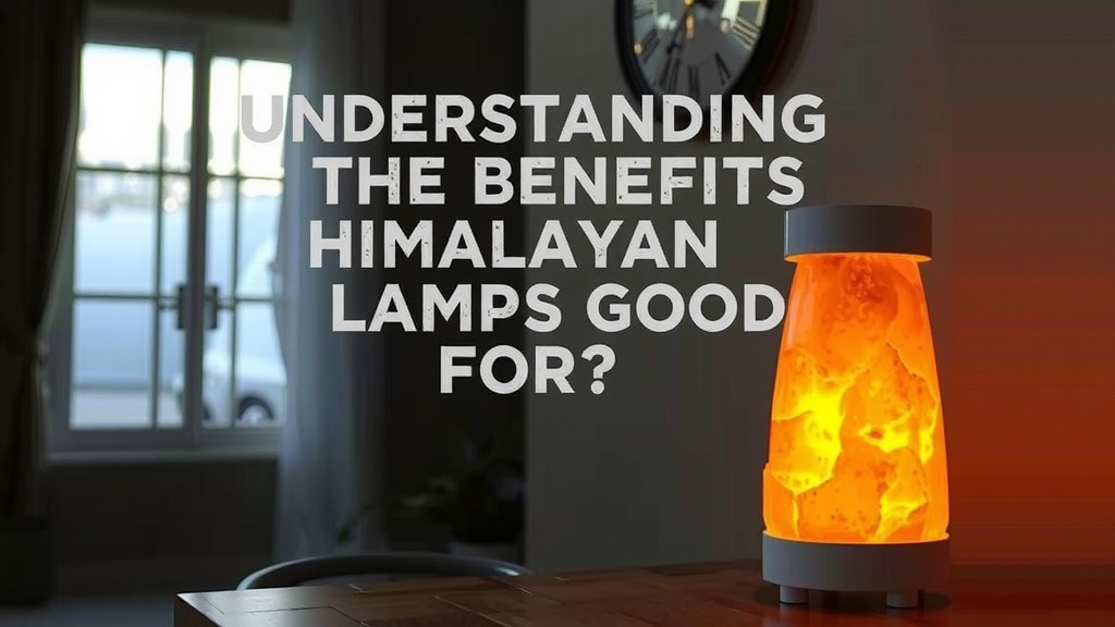 Understanding the Benefits of Himalayan Salt Lamps