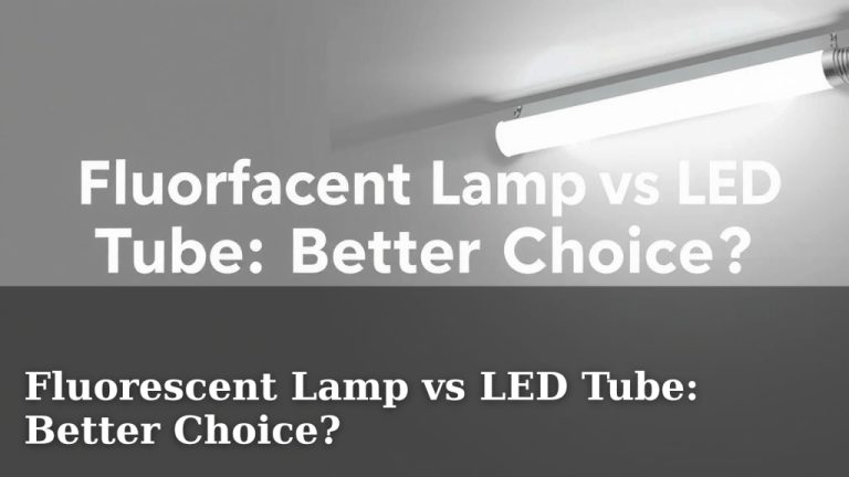 Fluorescent Lamp vs LED Tube: Better Choice?
