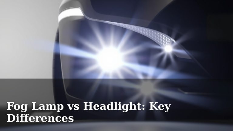 Fog Lamp vs Headlight: Key Differences