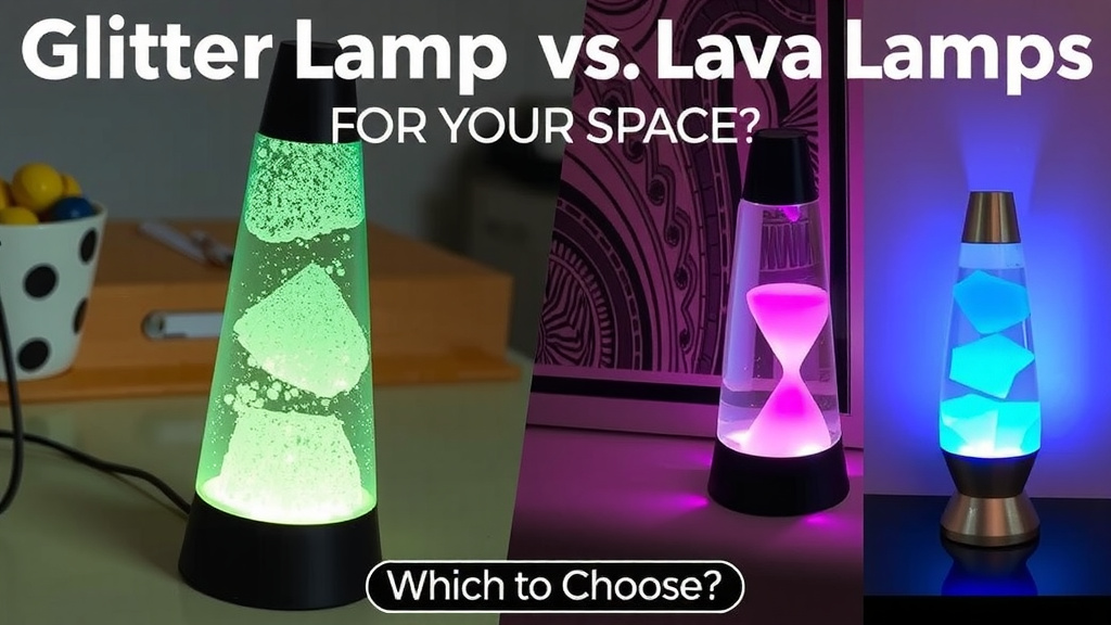 Comparing Glitter Lamps and Lava Lamps for Your Space