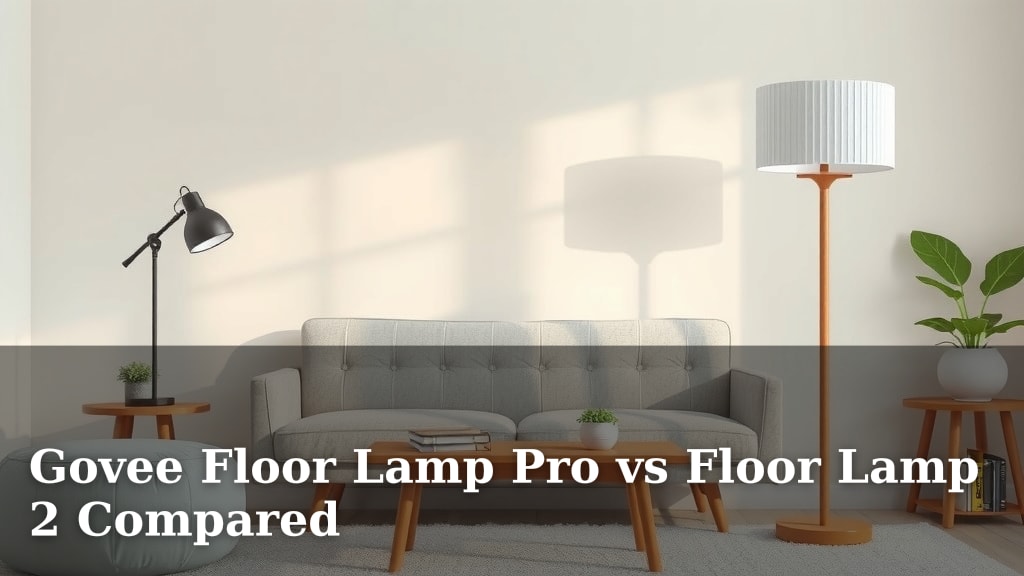 Govee Floor Lamp Pro vs Floor Lamp 2 Compared