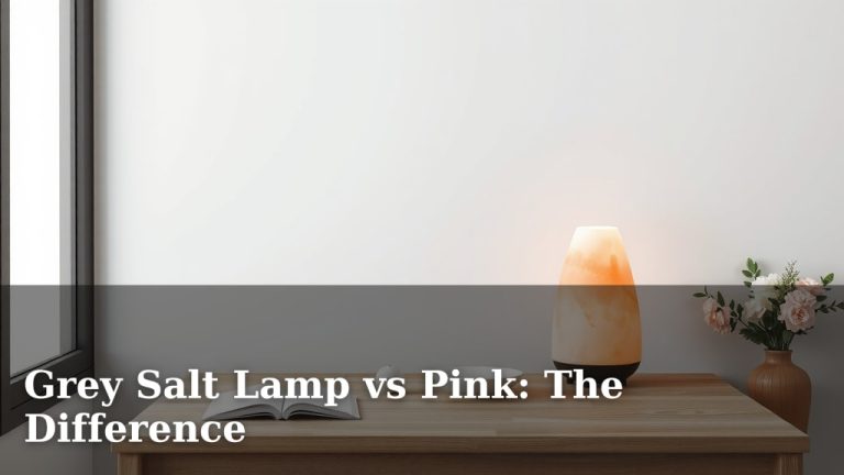 Grey Salt Lamp vs Pink: The Difference