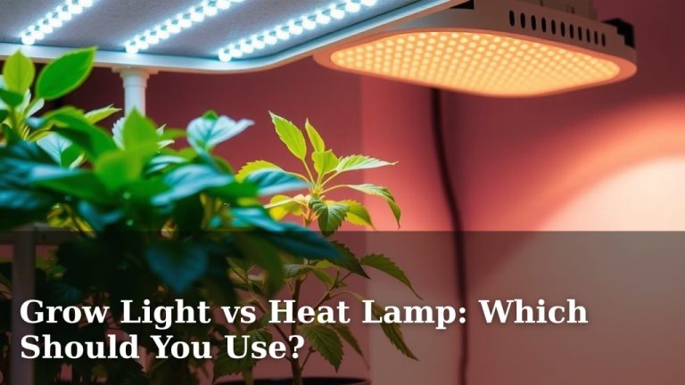 Grow Light vs Heat Lamp: Which Should You Use?