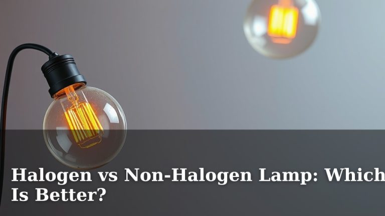 Halogen vs Non-Halogen Lamp: Which Is Better?