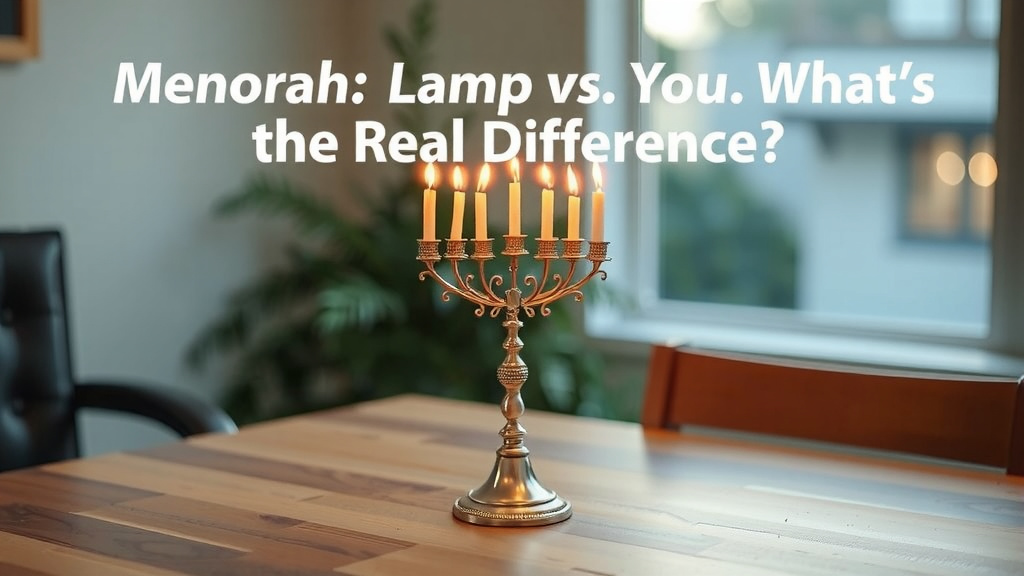 Menorah vs. Hanukkah Lamp: What's the Real Difference?