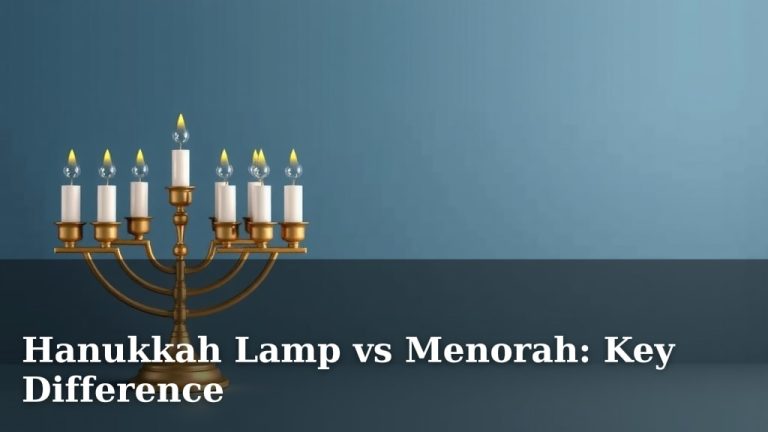Hanukkah Lamp vs Menorah: Key Difference