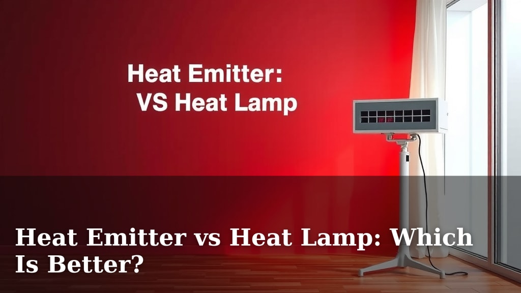 Heat Emitter vs Heat Lamp: Which Is Better?
