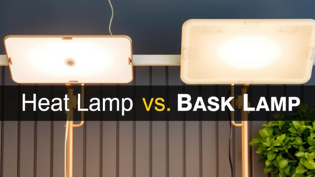 Choosing the Right Lamp: Heat Lamp vs. Basking Lamp Explained