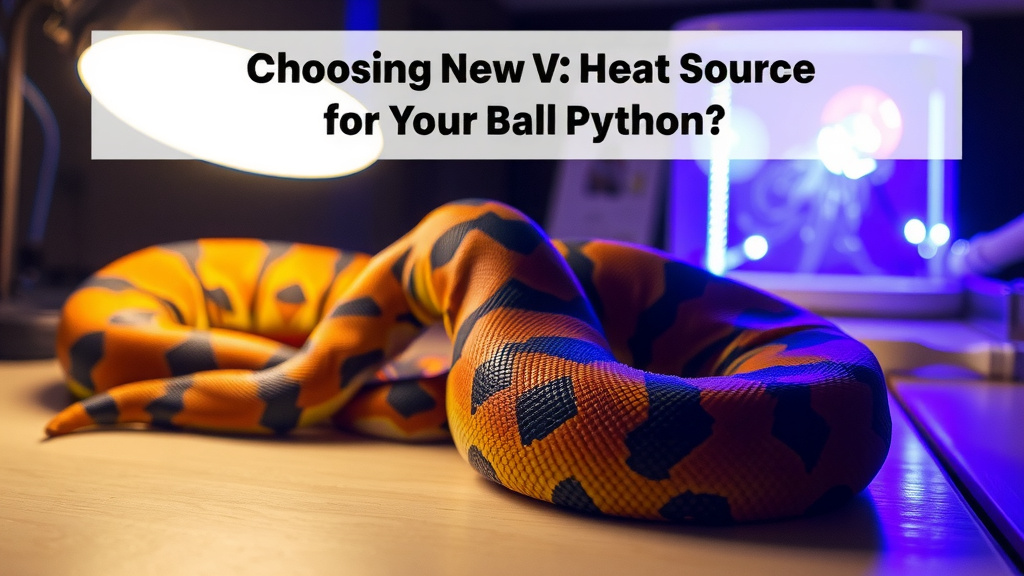 Choosing the Right Heat Source for Your Ball Python