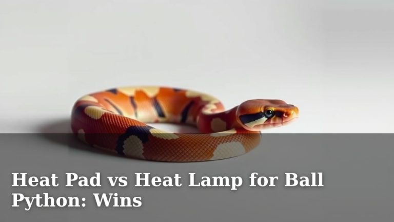 Heat Pad vs Heat Lamp for Ball Python: Wins