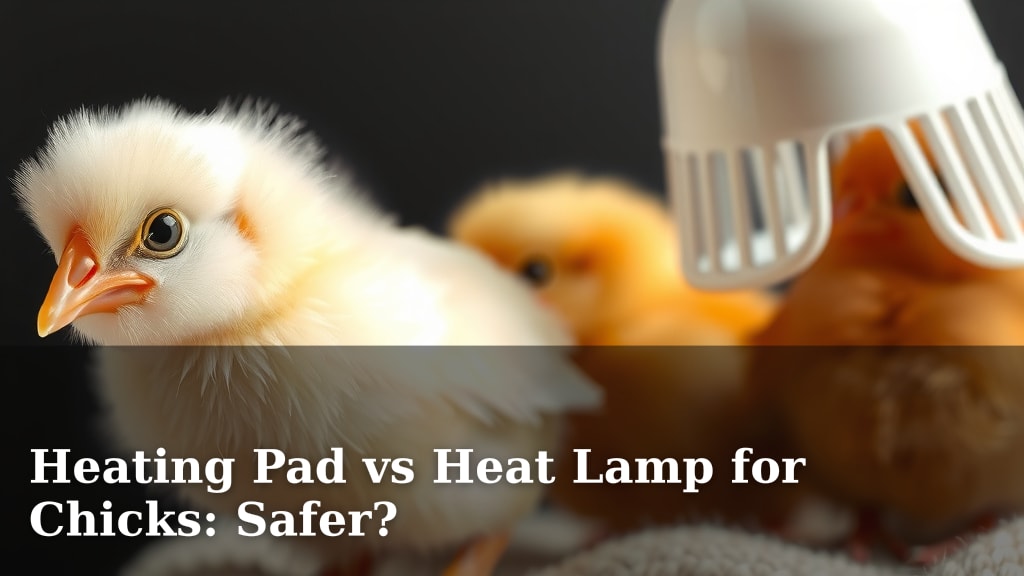Heating Pad vs Heat Lamp for Chicks: Safer?