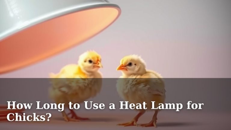 How Long to Use a Heat Lamp for Chicks?