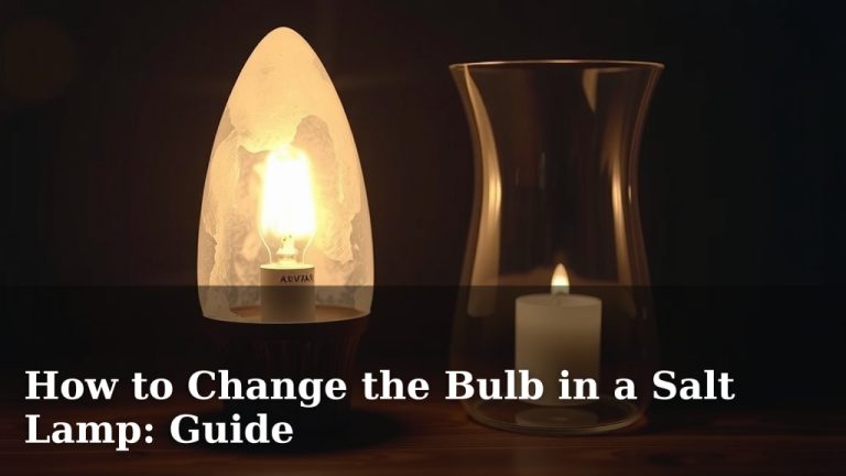 How to Change the Bulb in a Salt Lamp: Guide