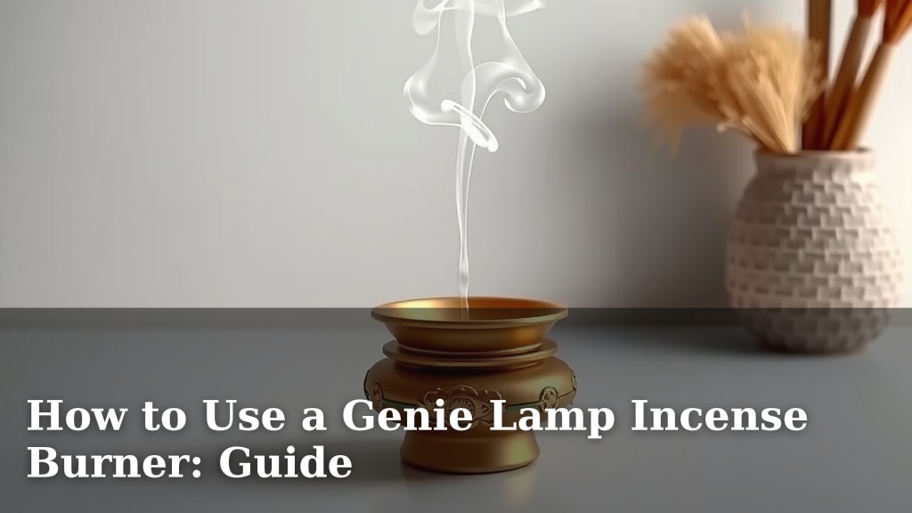 How to Use a Genie Lamp Incense Burner: Guide