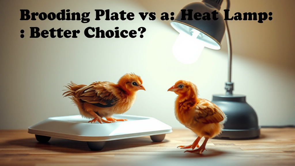 Comparing Chick Brooder Heat Sources: Plates vs. Lamps