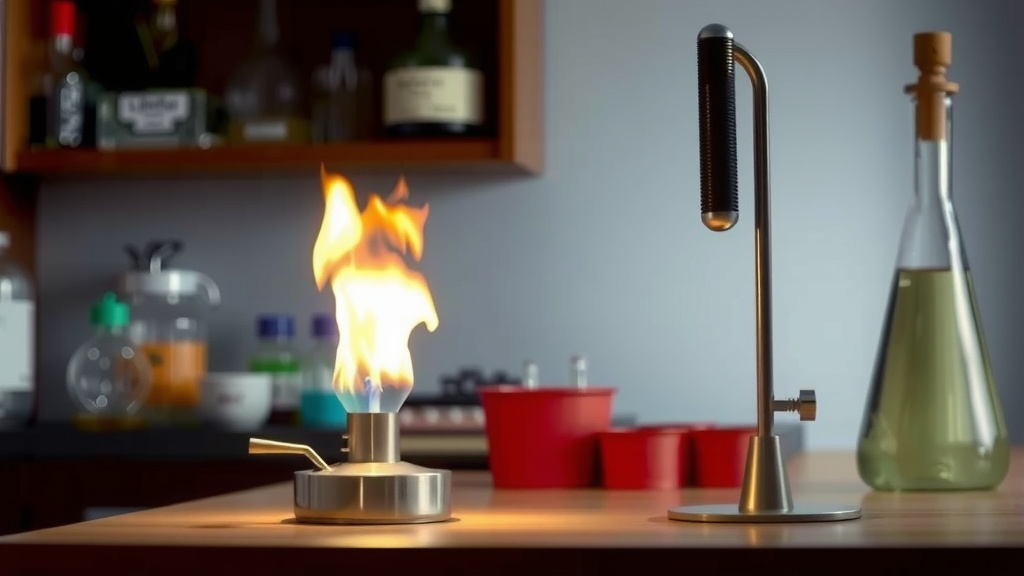 Choosing Your Lab's Heat Source: Bunsen Burner vs. Alcohol Lamp