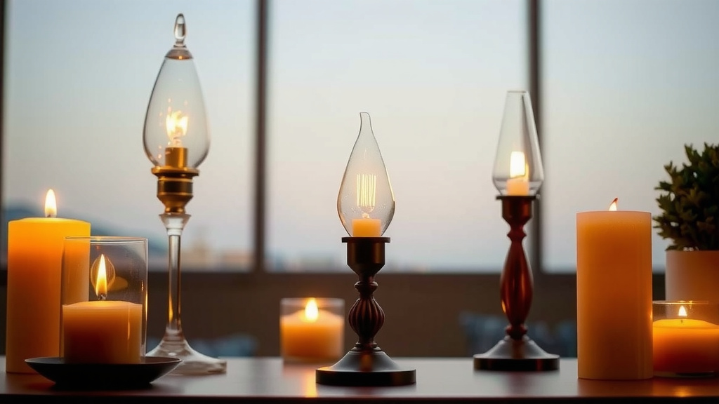 Candle Lamps vs. Burning Candles: Making the Bright Choice