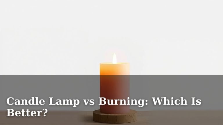 Candle Lamp vs Burning: Which Is Better?