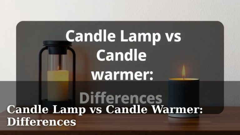 Candle Lamp vs Candle Warmer: Differences