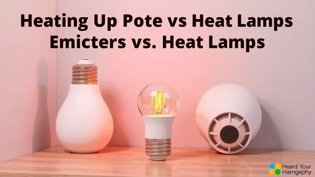 Heating Up Your Pet's Habitat: Ceramic Emitters vs. Heat Lamps