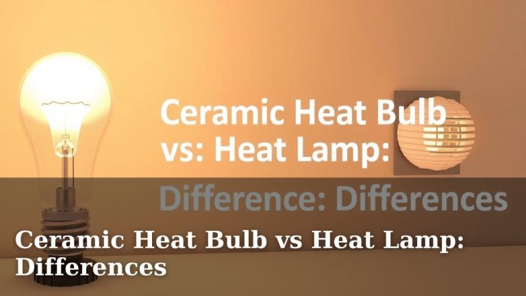 Ceramic Heat Bulb vs Heat Lamp: Differences