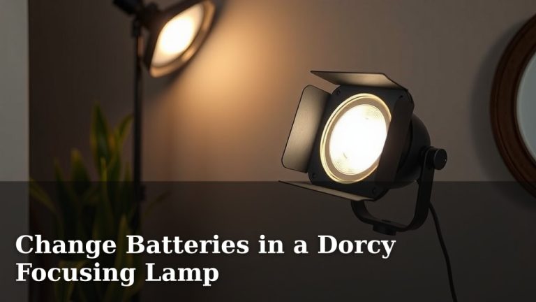 Change Batteries in a Dorcy Focusing Lamp