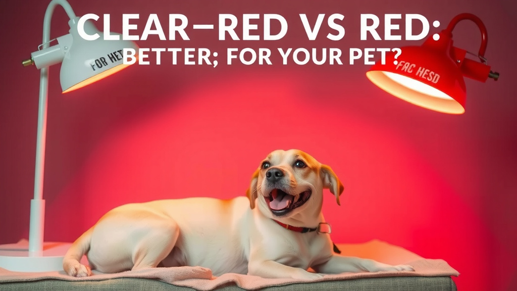Clear vs. Red Heat Lamps: What's Best for Your Pet?