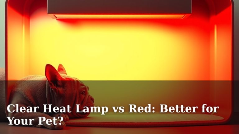 Clear Heat Lamp vs Red: Better for Your Pet?