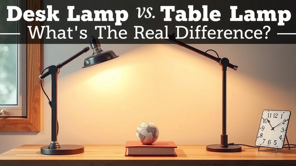 Desk Lamp vs. Table Lamp: What's the Real Difference?