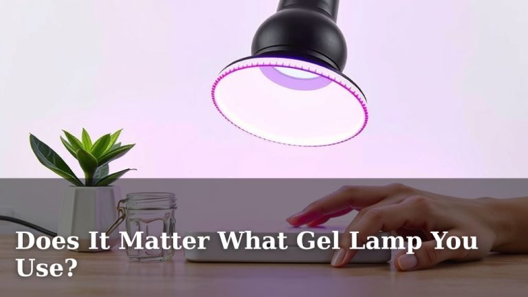 Does It Matter What Gel Lamp You Use?