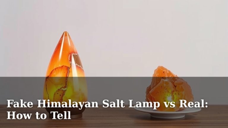 Fake Himalayan Salt Lamp vs Real: How to Tell