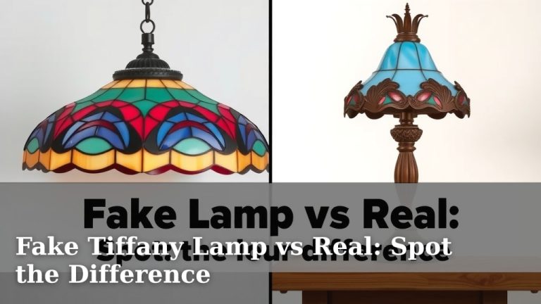 Fake Tiffany Lamp vs Real: Spot the Difference