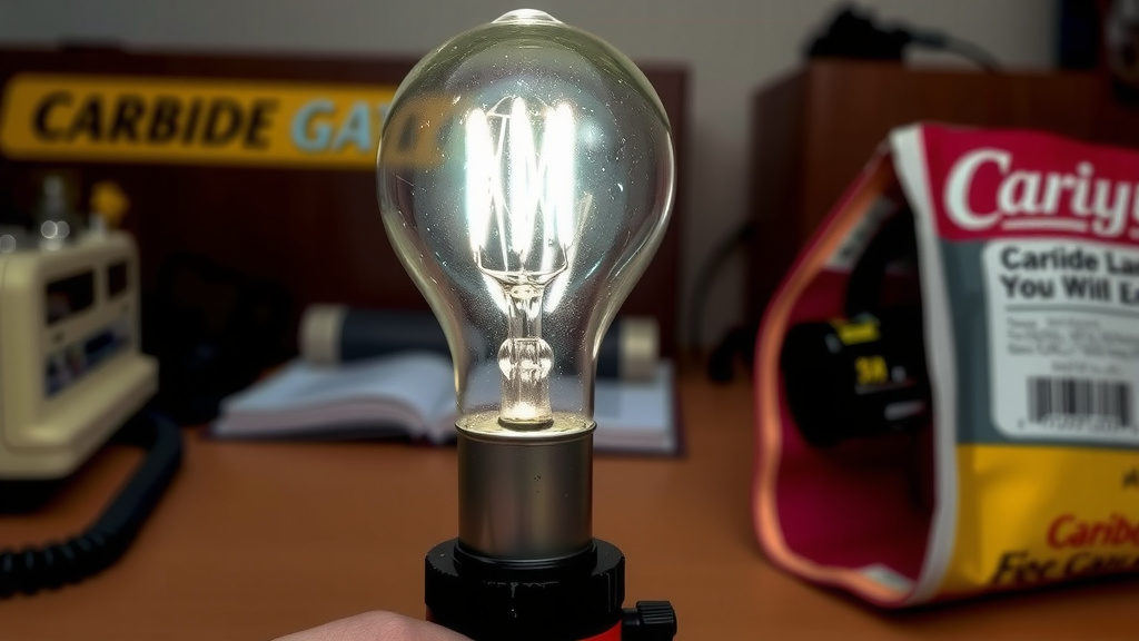 Understanding How a Carbide Lamp Generates Light