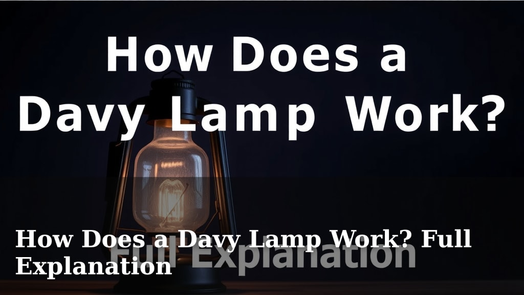 How Does a Davy Lamp Work? Full Explanation