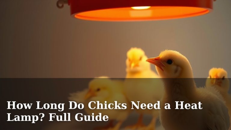 How Long Do Chicks Need a Heat Lamp? Full Guide