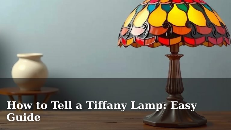 How to Tell a Tiffany Lamp: Easy Guide