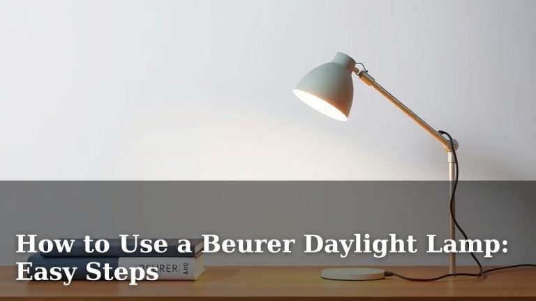 How to Use a Beurer Daylight Lamp: Easy Steps