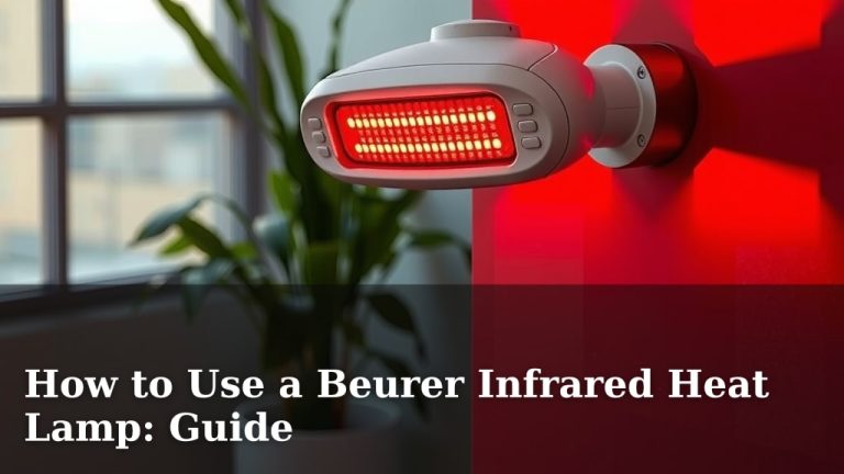 How to Use a Beurer Infrared Heat Lamp: Guide
